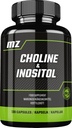 Choline and Inositol 1200 mg per Serving - 120 Capsules - 2 Months Supply - Diet Supplement to Support Mind Clarity and Relaxation - by MZ