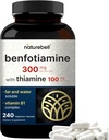 NatureBell Benfotiamin 300mg s tiaminom 100mg na postrežbo 