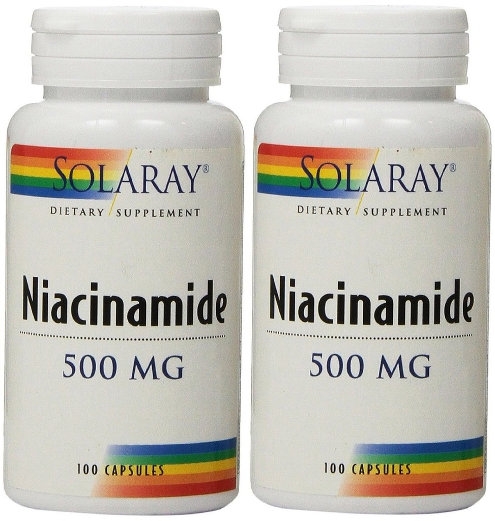 AEE Niacinamid 500mg Solaray 100 VegCaps