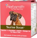 Herbsmith Taurine Boost - hỗ trợ tim và tim cho chó và mèo - Taurine Phụ cho Doc và Cat Heart Health – với CoQ10, Taurine và L-Carnitine cho chó - 75g