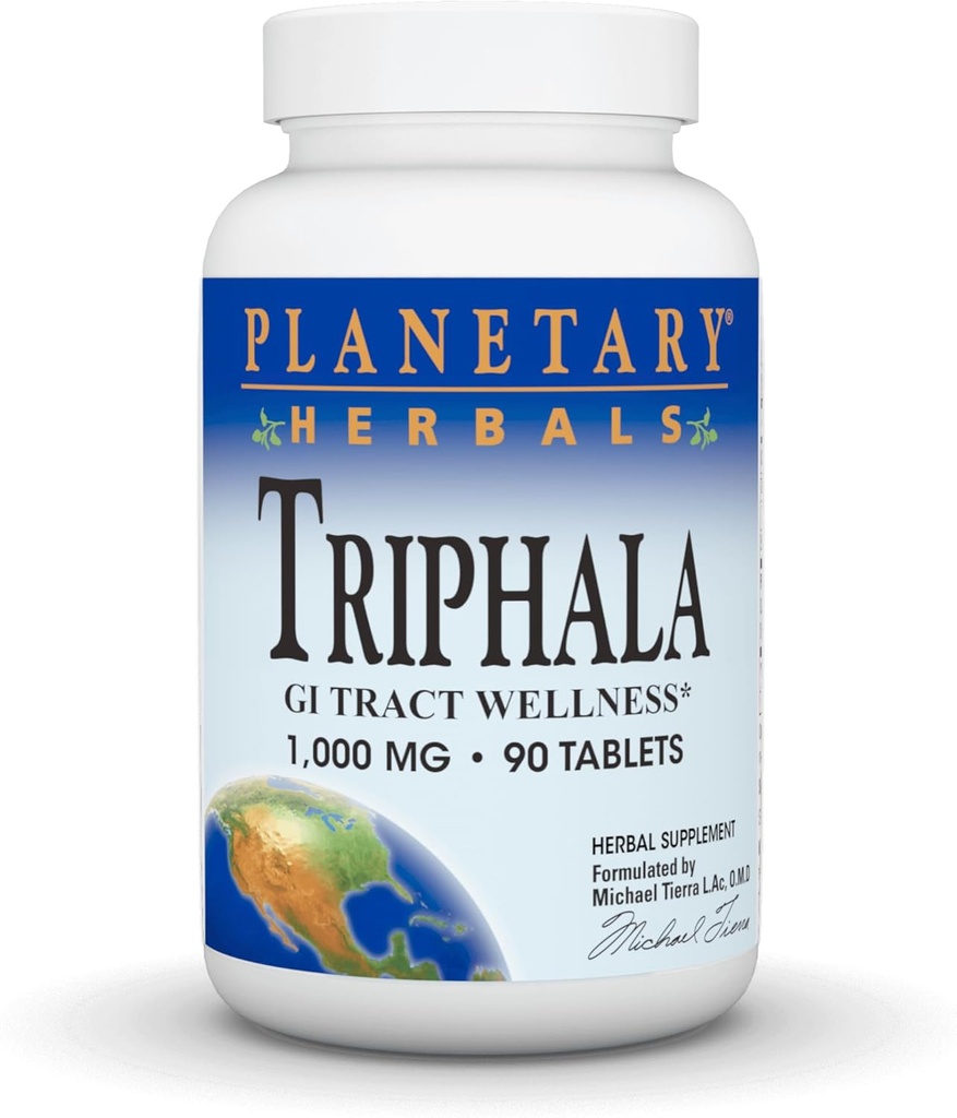 Planetary Herbals Triphala 1000mg - 90 Tablet