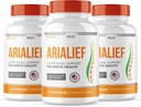 (3 PACK) Arialeaf Sciatica Nerve Support, Arialeaf Advanced Nerve Health, Arialeaf Prime Palm Sciatica, Aria Leaf Primepalm Aria Lief, Nerve Relief Supplément Soin Sciatique (180 Capsules )