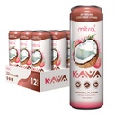 MITRA-9 Beverages הבוטניים - קוקוס Lychee Sparkling Kava לשתות עם Kava Root Extractr - Mood Enhancer - Plant Based - מקדם Calm & Clarity (12 Fl. Oz)