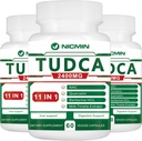 TUDCA supplements 2400MG, Bile Salts Complex for Liver Detox " Gallbladder Cleanse, Anti-Aging for Men and Women, Digestive Health 180 Capsules