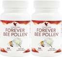Forever Living - Pszczoła Pollen - Energia i odżywianie ze składnikami bioaktywnymi - Wegetariańskie i Gluten- Free - 100 tabletek (Opakowanie 2)