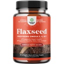 Flaxseed Oil Softgels 1000mg per Serving - Flax Seed Oil Softgels for Healthy Heart Health - Digestion and Brain Support - Cold Pressed Flaxseed Providing Plant Based Omega 3 6 9-60 Count