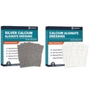 Silver Calcium Alginate Dressing(4 "x 4" 10 Pcs) +Calcium Alginate Dressing (4 "x 4" 10 Pcs)