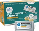 MED PRIDE Triple Antibiotic Ointment Packets Bulk 144 X 0.9g, Individual Antibióticos Ointment Packets for Burns, Cuts, Wound Care