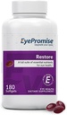 EyePromise Restore Eye Health Supplement - 180 Softgels, 90-dnevna dobava - Omega 3 Dopolnitev z Zeaksantin, Lutein, ribje olje, EPA, DHA & Vitamini za zdravje oči