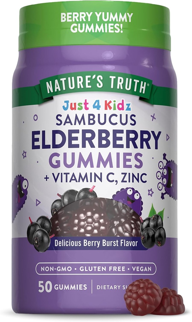 De waarheid van de natuur Kids Vlierbessen Gummies