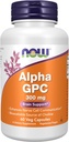 Teraz doplnky, Alpha GPC 300 mg s Biodostupný zdroj Choline, 60 Veg kapsuly