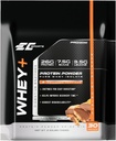 EC Sports Whey+ Protein Powder, Chocolate Peanut Butter Mix w/Digestive Enzymes - Isolate Supplement, Collagen Peptides w/Swift Reform - 30 Servings