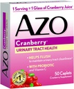 AZO All Natural Focusd Cranberry Tablet, 50 Count (Böyük 3)