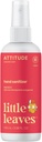ATTITUDE Spray d'assainissement des mains pour les enfants et les adultes, EWG Vérifié, Taille de voyage, testé dermatologiquement, à base végétale et minérale, Vegan, Mango, 3.5 Fl Oz (Bouteille de pulvérisation)