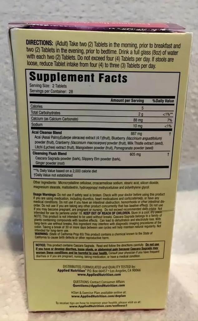 14-Day Acai Berry Cleanse 56-Count Pudel (Pack of 3) EW@GHT