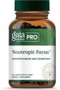 GAIA HERBS PRO Foco Nootrópico - Suplemento de apoio à saúde do cérebro* - Suplemento Nootrópico com açafrão, Ginkgo Leaf Extract & Limão Balm - Vegan, Sem glúten - 40 líquido Phyto-Caps (20 Servings)