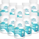 Liposomal NAD + Tillägg 1000 mg | Högsta NAD Pontecy | Max Absorption | Pure NAD Supplement | Energy and DNA Repair, Aging Defense, Brain Function | 600 Softgels