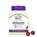 21st Century Melatonin 10mg Extra Strength, 120 Count, Quick Dissolving Sleep Aid for Adults, Promotes Relaxation and Restful Sleep, Non-Habit Forming, Gluten-Free, Cherry Flavor