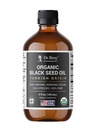 Dr. Berg Black Seed Oil Organic Cold Pressed – Pure Nigella Sativa Black Cumin Oil – USDA Organic, Halal, Vegan – for Hair, Skin, Immune Support – Unrefined Liquid – 4 oz Glass Bottle