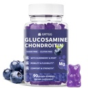 Glucosamine Chondroitin Gummies with MSM & Elderberry Extra Strength 3000MG - Joint Support, Antioxidant Immune Support Supplement for Adults, Men & Women - 90 Blueberry Gummies