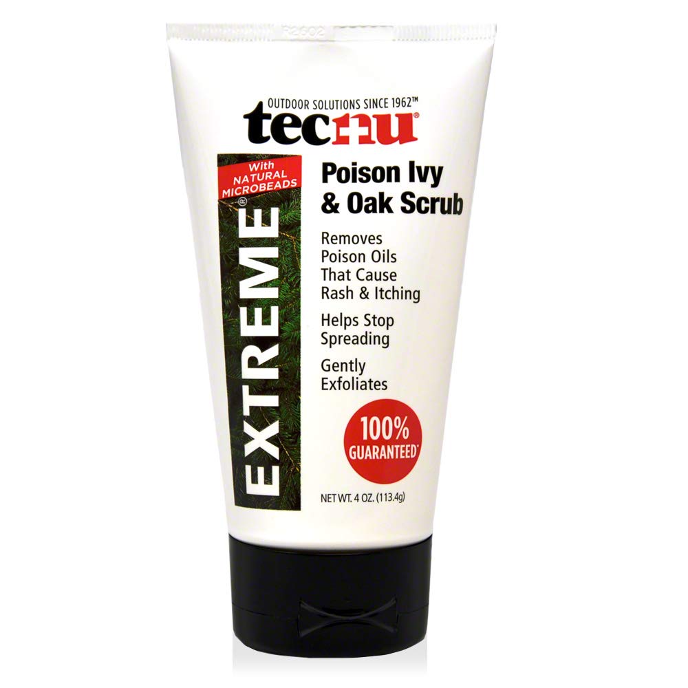 Tecnu Extreme Poison Ivy & Oak Scrub, Poison Ivy Treatment, Removes Poisonous Plant Oils That Cause Rash and Itching