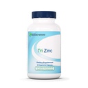 Nutra Biogenesis Tri Zinc - Chelated Zinc Glycinate Supplement for Men and Women with Copper for Natural Immune Support and Skin Health, 30mg Chelate Per Pill - 90 Capsules