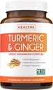 Turmeric eta Ginger Supplement (GMO ez) 1980mg zerbitzatu - Turmeric Curcumin piper beltz bioperine, Ginger Extract eta 95% Curcuminoids Powder - Tumeric Joint Support Supplement - 90 kapsulak