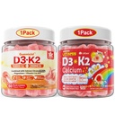 LILICARE Bundle Vitamin D3K2 Gummies for Kids & D3K2 Gummies for Adults