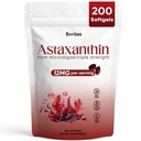 Rovina Astaxanthin 12mg, Revella Astaxanthin Antioxidant Supplements for Immune, Eye, Skin Supports, Non-GMO & Gluten Free - 200 Softgels
