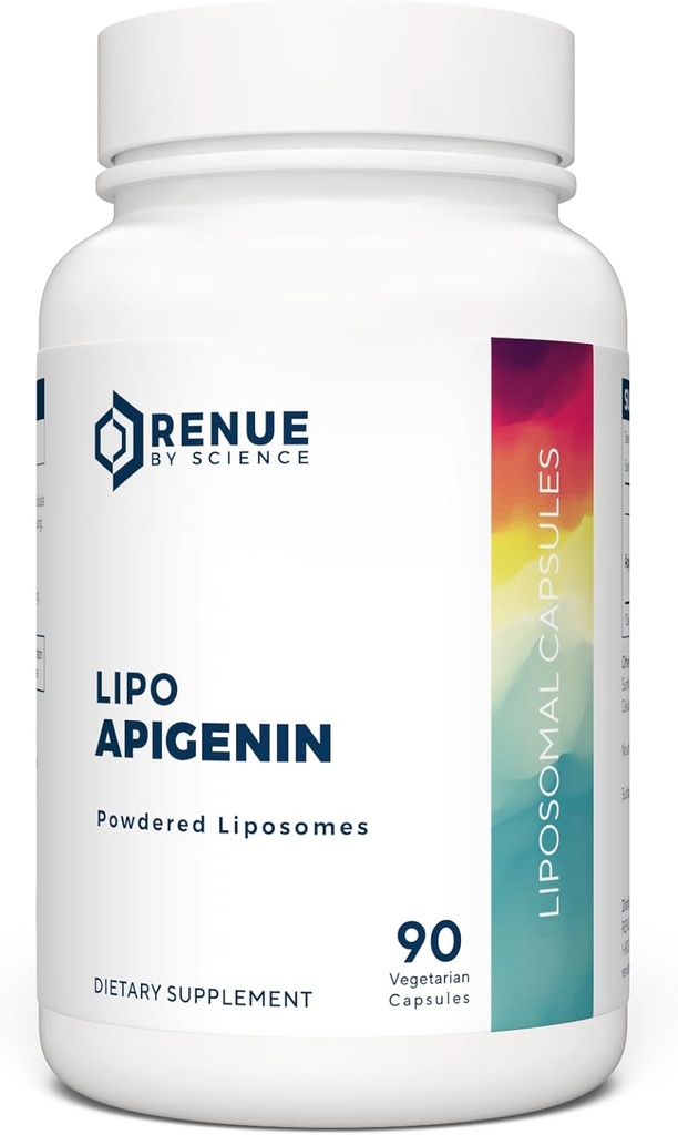 Renue by Science Apigenin  High CLIyn Laposomal Apigeni suplementari nine 90 Apage9 Capsules - 75mg Apigenin per Serving Nopping-GO & Allergen Free Kynó Mafegen a The USA 3-Party Tested