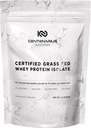 Centenario Nutrition Grass Feed Whey Protein Unflavored Powder 500g com aminoácidos naturais para crescimento muscular otimizado, recuperação e eficiência - frio filtrado, sem aditivos ou hormônios