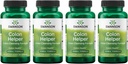 Swanson Colon Helper - bevordert de spijsvertering van de gezondheid met behulp van Vervain, Goldenseal Root, Slippery Elm Bark & More - Herbal Supplement Aiding Health Eliminaties - (60 Capsules) (4 Pack)