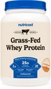 Nutricost Grass-Fed Whey Protein Concentrate (Unflavored) 2LBS - Undenatured, Non-GMO, Gluten Free