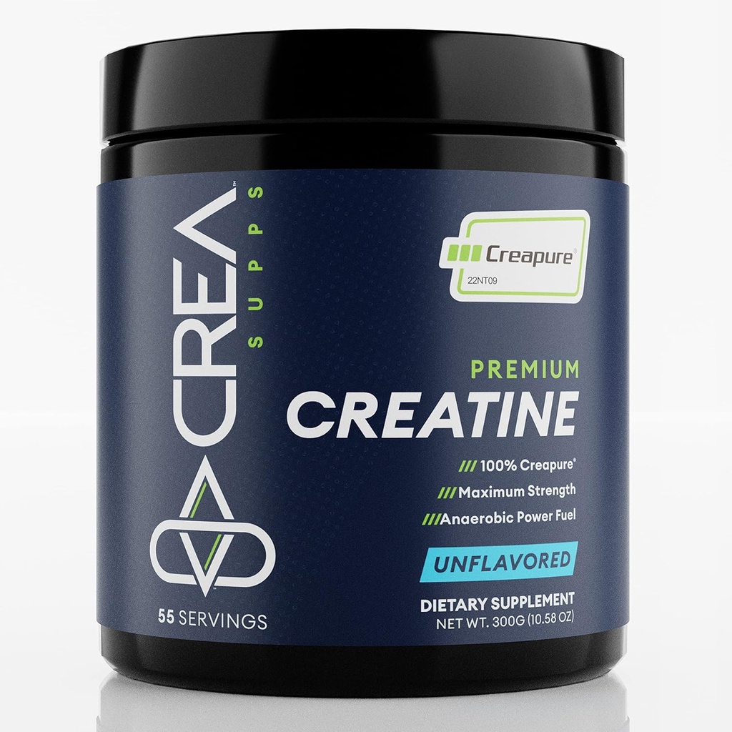 Premium Creapure Creatine Monohydrate Powder , Pure, Vegan, Keto, Gluten-Free , Unflavored, 300g