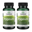 Swanson Pygeum Herbal Supplement for Men Over 40 Seeking Prostate, Bladder, and Urinary Tract Support - (100 Capsules, 2 Pack)