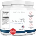 Dr. Westin Childs | Leptin Resistance Rx – Natural Leptin Sensitizer Support Supplement for Women & Men, Thyroid, Metabolic Health, Vitality, Energy, Focus with Glycosaminoglycans, Vitamin C - 60 ct