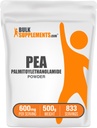 BulkSupplements.com Palmitoylethanolamide Powder - Pea Supplement, Palmitoylethanolamide for Immmune Support - Gluten Free, 600mg per Serving, 500g (1.1 lbs) (Pack of 1)