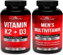 Divine Bounty Vitamine K2 met D3 & mannen multivitamine bundel
