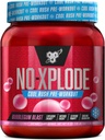 BSN N.O.-XPLODE Cool Rush Pre Cvičenie Powder, Preworkout Energy Supplement for Men and Women with Creatin and Beta-Alanine, New Flavor: Bubblegum Blast, 30 Servings