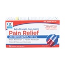 Quality Choice, Extra Strength, Non Aspirin Pain Relief, Acetaminophen 500 MG, Pain Reliever & Fever Reducer, Rapid Release Gelcaps, 50 Count Package