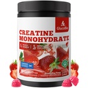 Creatine Monohydrate Gummies (5g) – Pre-Workout Energy & Muscle Growth Support for Men & Women | Strawberry Electrolyte Gummies (135 Count)