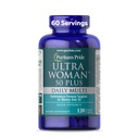 Puritan's Pride Ultra Woman 50 Plus High Potency Performance Time Release Daily Multivitamin with Zinc, Dietary Supplement for Healthy Aging & Cellular Energy Production, 2 Month Supply, 120 Count
