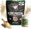 VEDGE Vegan Protein Powder - Plant Protein Powder with Pea, Pumpkin & Sunflower - USDA Organic, Amino Acids, Dairy Free, Gluten Free, Soy Free, Keto, Non GMO, Smooth Texture - Cinnamon - 20 Servings