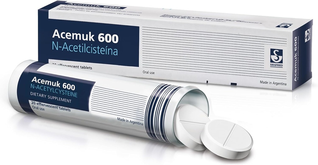 N- Acetylcysteine (NAC) 600mg - Υποστηρίζει την αναπνευστική υγεία, την ανοσοποιητική λειτουργία, το ήπαρ και το νεφρό Detox - ισχυρό αντιοξειδωτικό, εύκολο στην απορρόφηση - 20 δισκία (1- Pack)