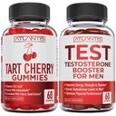 Atlantis Nutrition Tart Cherry 60 Gummies + Testosterone Booster 60 Gummies