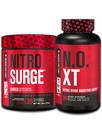 Jacked Factory Nitrosurge Shred Thermogenic Pre-Workout in Black Cherry & N.O. XT Nitric Oxide Booster for Men & Women