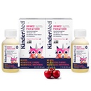KinderMed Infants' Pain & Fever Medicine, No Dyes, No Artificial Flavors, No Artificial Sweeteners, Vegan, Non-GMO, Gluten Free, Organic Cherry Flavor, Two Pack, 2 x 2 fl. oz