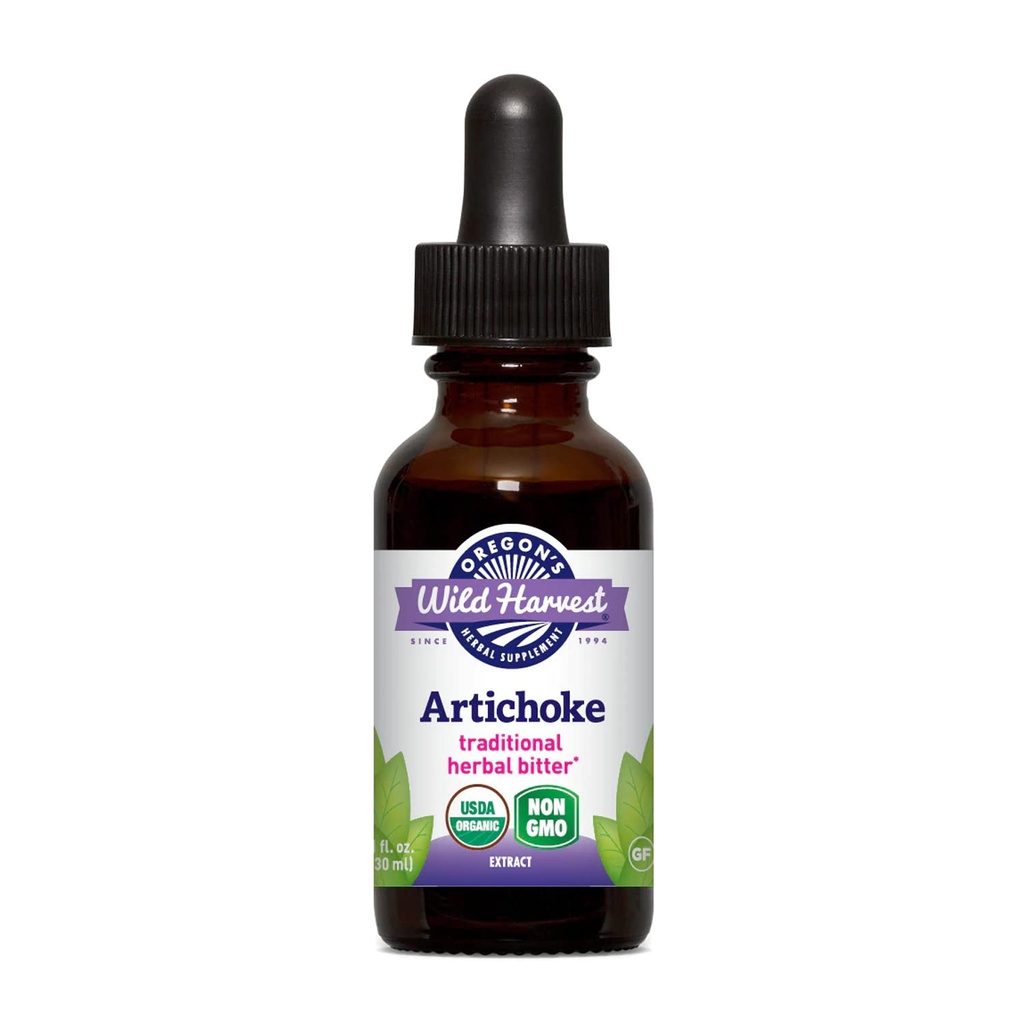 Oregon's Wild Harvest 1:4 Organic Artichoke Extract, 1 Fluid Ounce