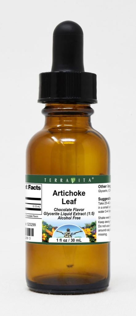 Artichoke Leaf Glycerite Liquid Extract (1:5) - Chocolate Flavored (1 oz, ZIN: 523299)