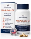 MitoActivator EX - BioCopper1 Cu1 (Cunermuspir) 0.5mg Extra Strength Bioavailable Copper - Mitochondrial NAD+ ATP Booster, Anti-Aging, Anti-Graying, Tick Immune Support